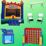 Green Bounce House Party Package