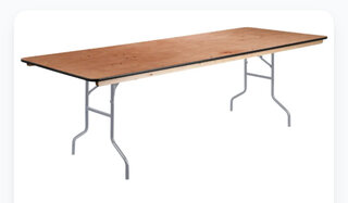 8ft Banquet Table