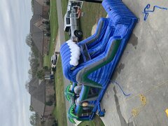 40 foot double lane wet r dry  obstacle course