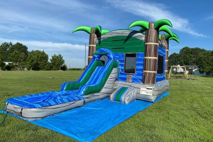 Wet Bounce and Slide Combo Rental from Big Bounce NC