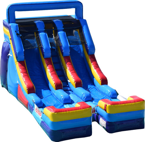 Multi Color Double Lane Waterslide (M)