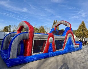 40ft American Rush Obstacle Course Wet