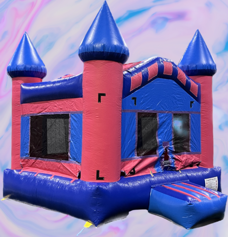 Pink And Blue Wonderland Bounce House