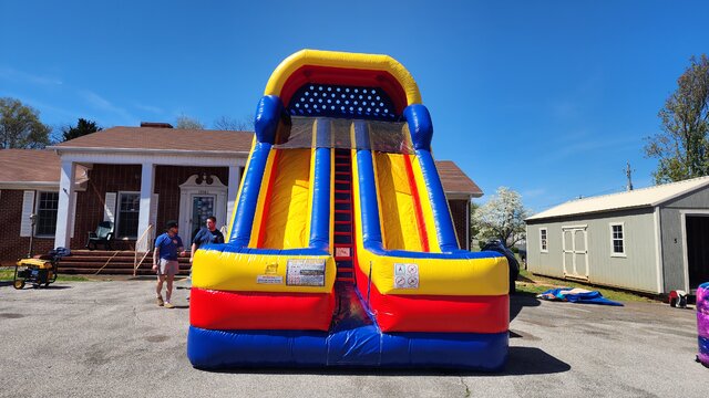 20 ft Dual lane Custom Dry Slide