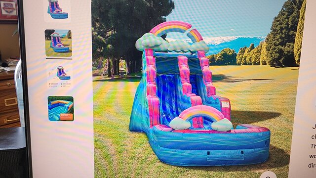 15 ft Imperfectly Wet or Dry slide
