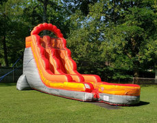 18 Foot Lava Waterslide