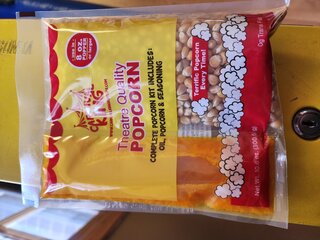 Popcorn and bags for upto 50