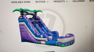 15 ft Purple Crush Slide Wet/ Dry