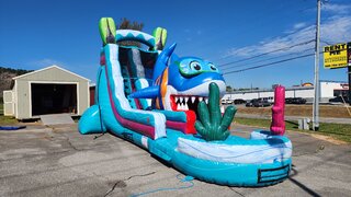 18 ft Little Shark waterslide