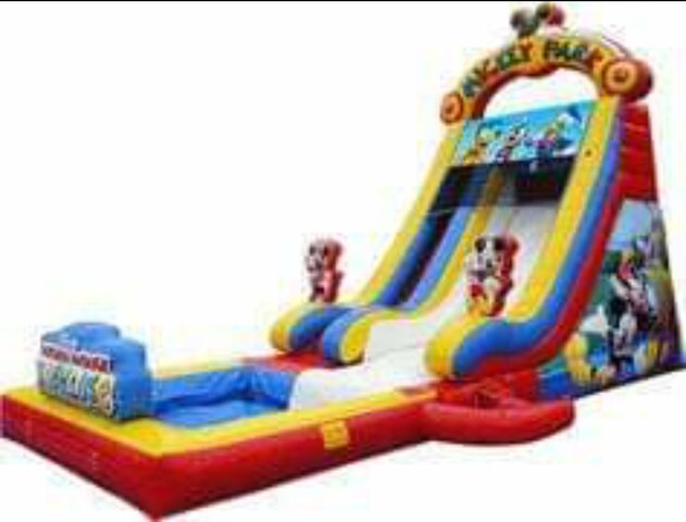 18ft MICKEY MOUSE WATERSLIDE