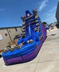 18ft MAGIC CASTLE WATER SLIDE WITH FULL POOL