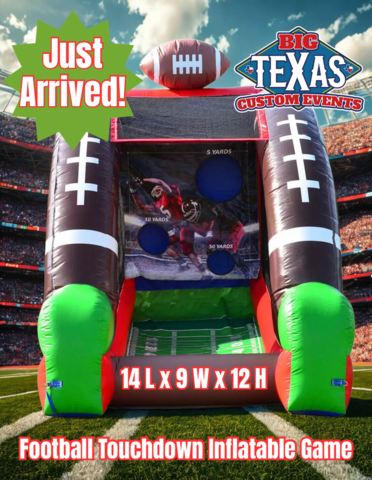 Football Touchdown Inflatable Game
