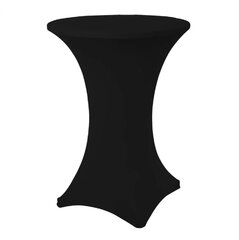 Cocktail Tables with Black Spandex Linen