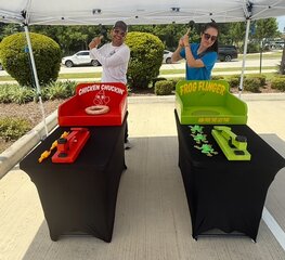 Chicken and Frog Launch Games