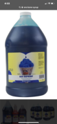 Snokone  syrup cherry or  blue raspberry gal