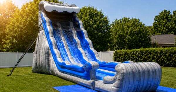 water slide rental safety during heat wave