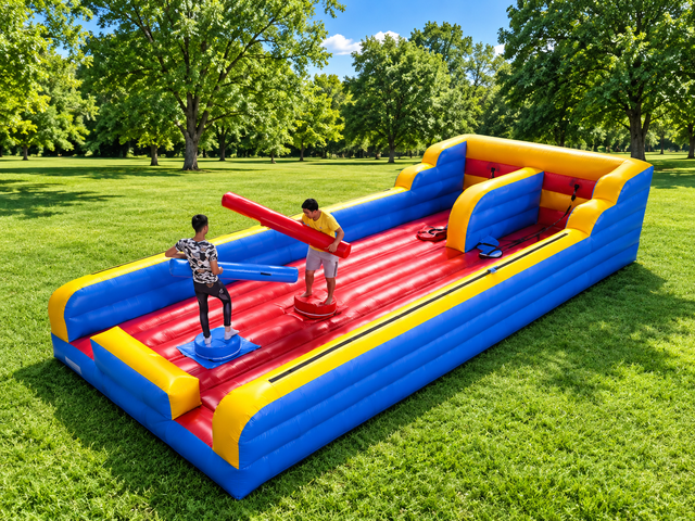 Bungee Run and Jousting combo 