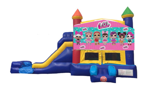 lol doll water slide