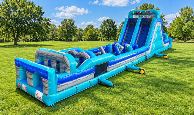Blue Rush Obstacle Course