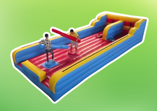 Bungee Run and Jousting combo 