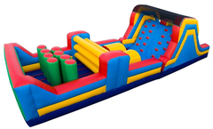 60 Ft Obstacle Course w/ tall slide from Biloxi Bounce House