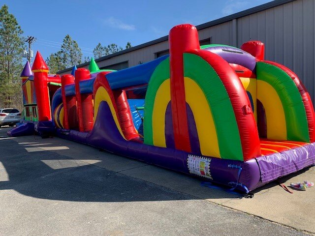 68 Ft Obstacle Course from Biloxi Bounce House & Water Slides