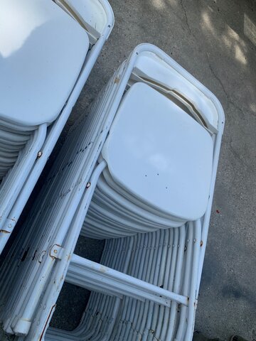 White Chairs - Biloxi Bounce House