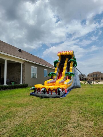 T rex water slide 21 ft, biloxi bounce house & water slides