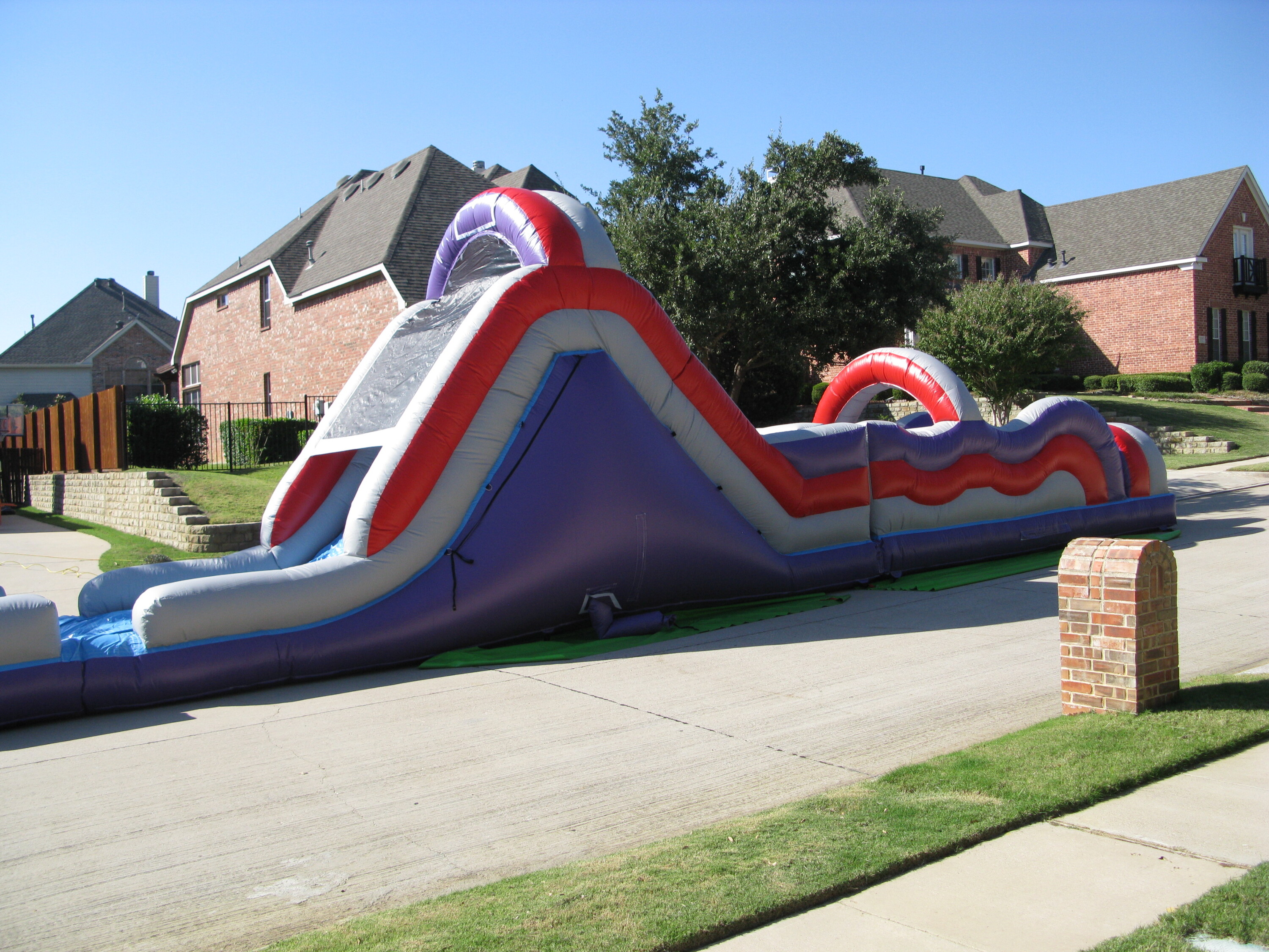 60 Ft Obstacle Course w/ tall slide from Biloxi Bounce House