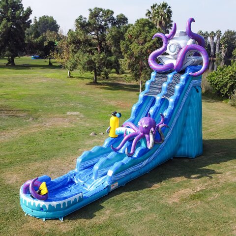 25  FOOT DEEP SEA  WATERSLIDE w/Pool