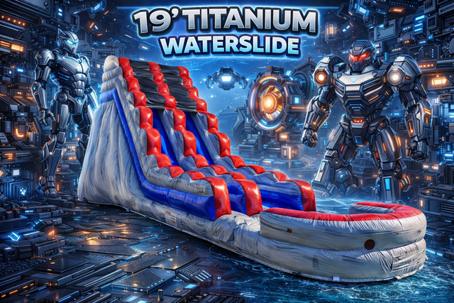 19 FT TITANIUM WATER SLIDE