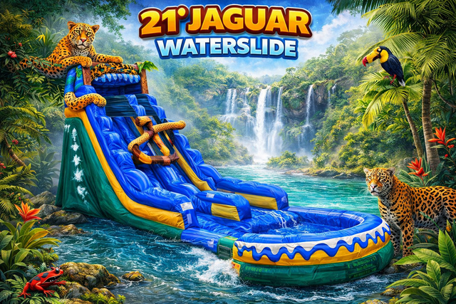 21 Ft Jaguar Waterslide