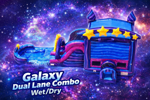 Galaxy Dual Lane Combo Waterslide