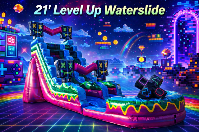 21 FT LEVEL UP WATER SLIDE