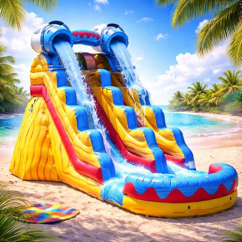 18ft Super Splash Waterslide