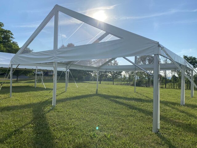 30x30 Clear Top Frame Tent