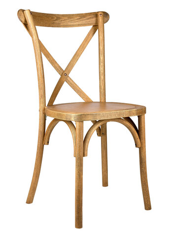 Chestnut X Back Chair