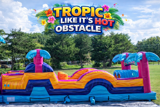 <b><font color='blue'>Tropic Like Its Hot Obstacle Course </font><br><font color='green'><small>Best for ages 3+</small></font></b>