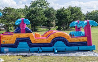 <b><font color='blue'>Tropic Like Its Hot Obstacle Course </font><br><font color='green'><small>Best for ages 3+</small></font></b>