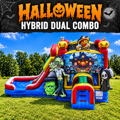 <b><font color='blue'>Halloween Hybrid Dual Lane Combo Wet/Dry</font><br><font color='green'><small>Best for ages 3+</small></font></b>