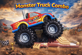 <b><font color='blue'>*HUGE* Monster Truck Combo Slide</font><br><font color='green'><small>Best for ages 3+</small></font></b>