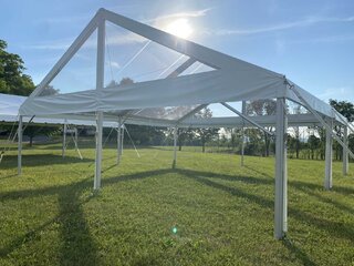 30x30 Clear Top Frame Tent