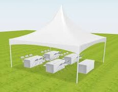 20 x 20 High Peak Frame Tent, 24 Chairs & 4 Tables