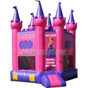 <b><font color=red><b>Princess Hexagon Bounce House</font><br><small>Best for ages 3+<br><font color = blue>Size 12' L x 12' W x 16' H</font></b>