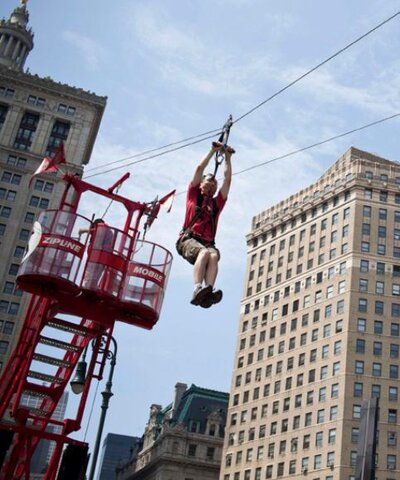 100ft Mobile Zip Line 