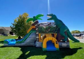 T-Rex Bounce House w/slide