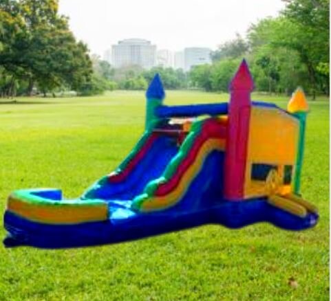 Wet or dry bounce house w/ slide. #22
