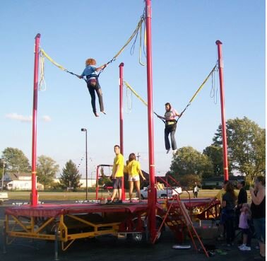 Double Bungee Trampoline