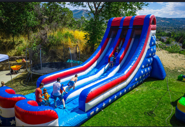  Old Glory Double Water slide  #28