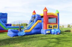 Large Bounce house with slide #13